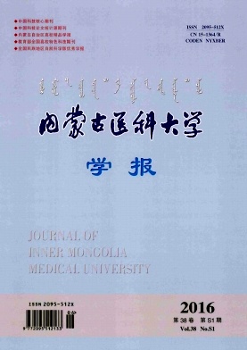 《内蒙古医科大学报》封面
