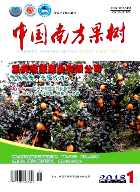《中国南方果树》封面
