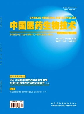 《中国医药生物技术》封面