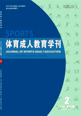 《体育成人教育学刊》封面