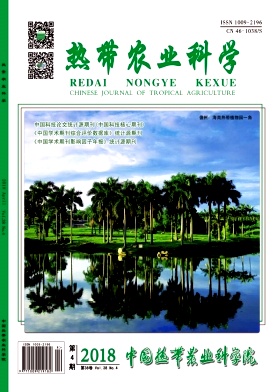 《热带农业科学》封面