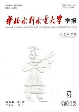《华北水利水电学院学报（社会科学版）》封面