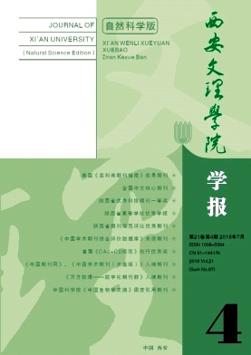 《西安文理学院学报(自然科学版)》封面